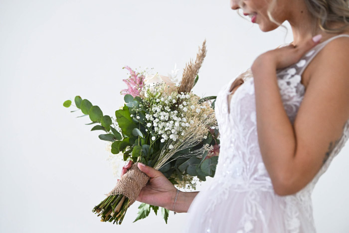 photographie bouquet de mariée 